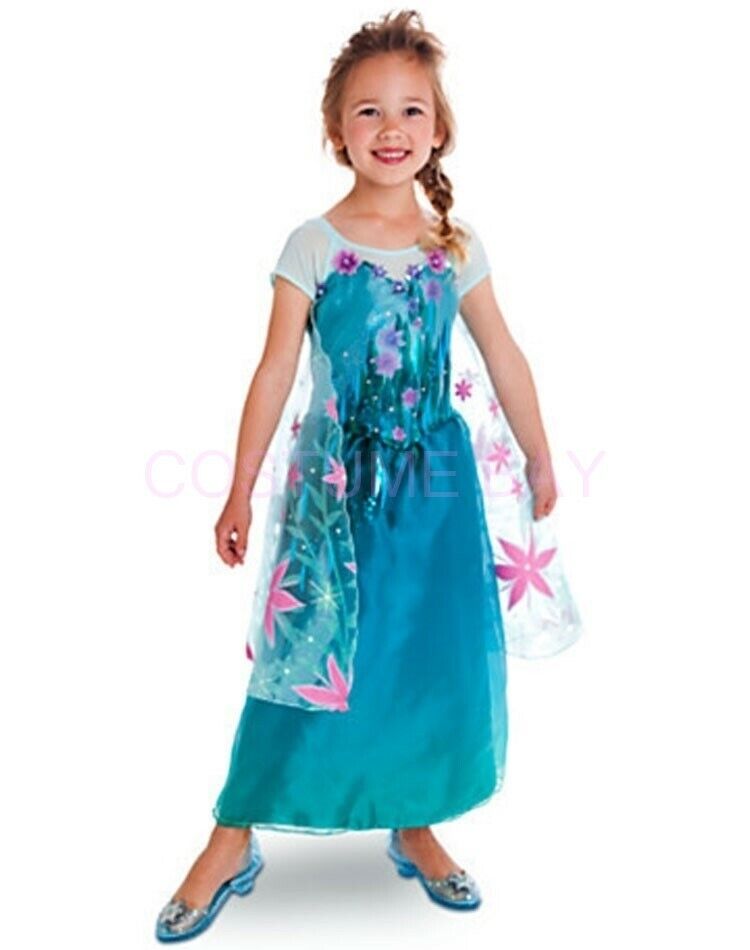 Frozen Dress up Girls Frozen Elsa Anna Costume Party Dress kids dressup - Homeware Discounts