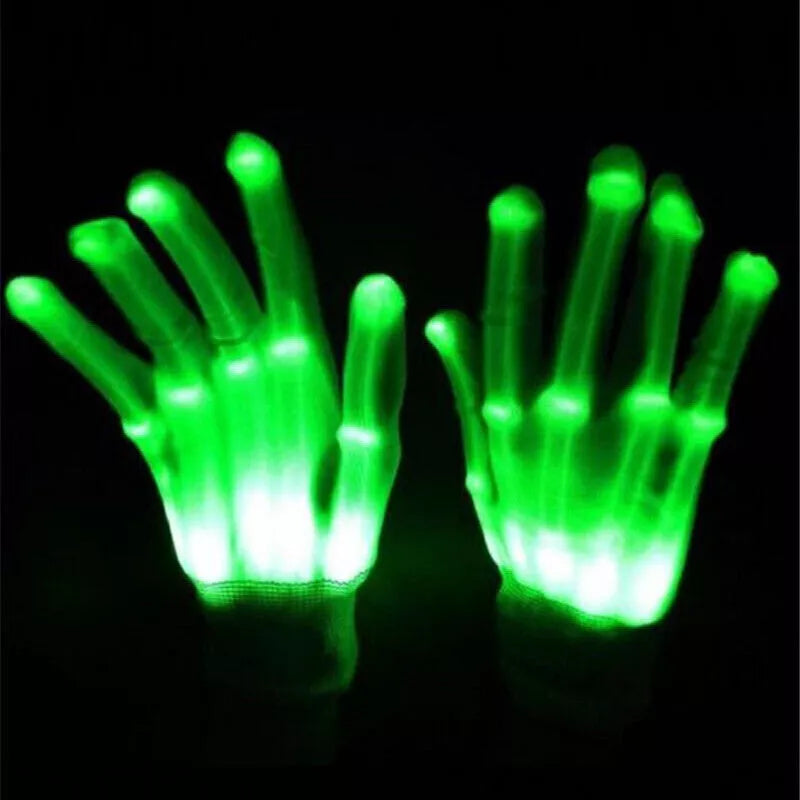 Flashing Light up Gloves Led Gloves Night Rave Glove - Homeware Discounts