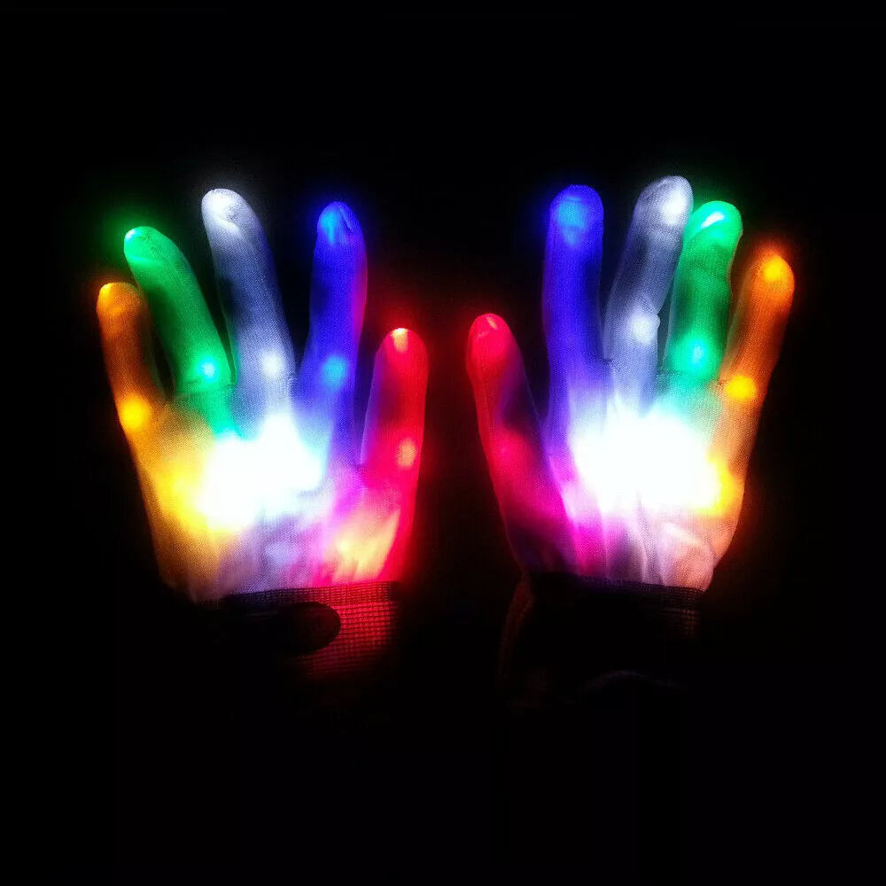Flashing Light up Gloves Led Gloves Night Rave Glove - Homeware Discounts