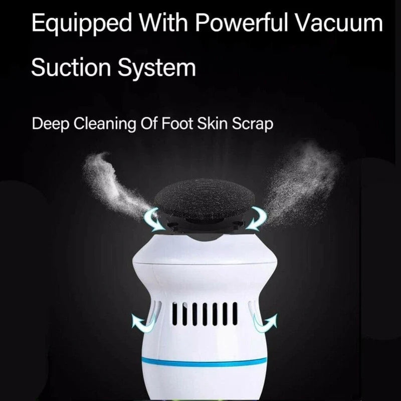 Wireless Portable Rechargeable Pedicure Foot Feet Calluses Remover Vacuum - Homeware Discounts