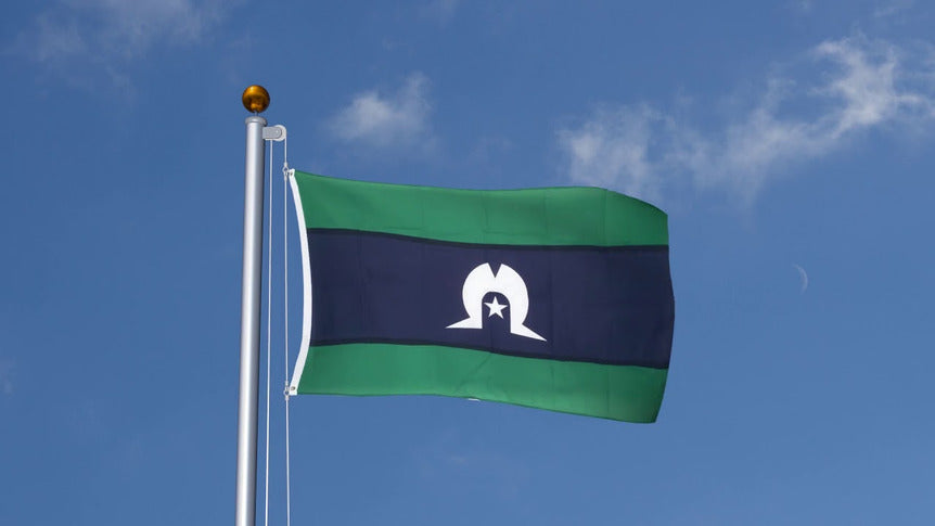 Large Torres Strait Islander Flag Heavy Duty Outdoor TSI 90 X 150 CM - 3ft x 5ft