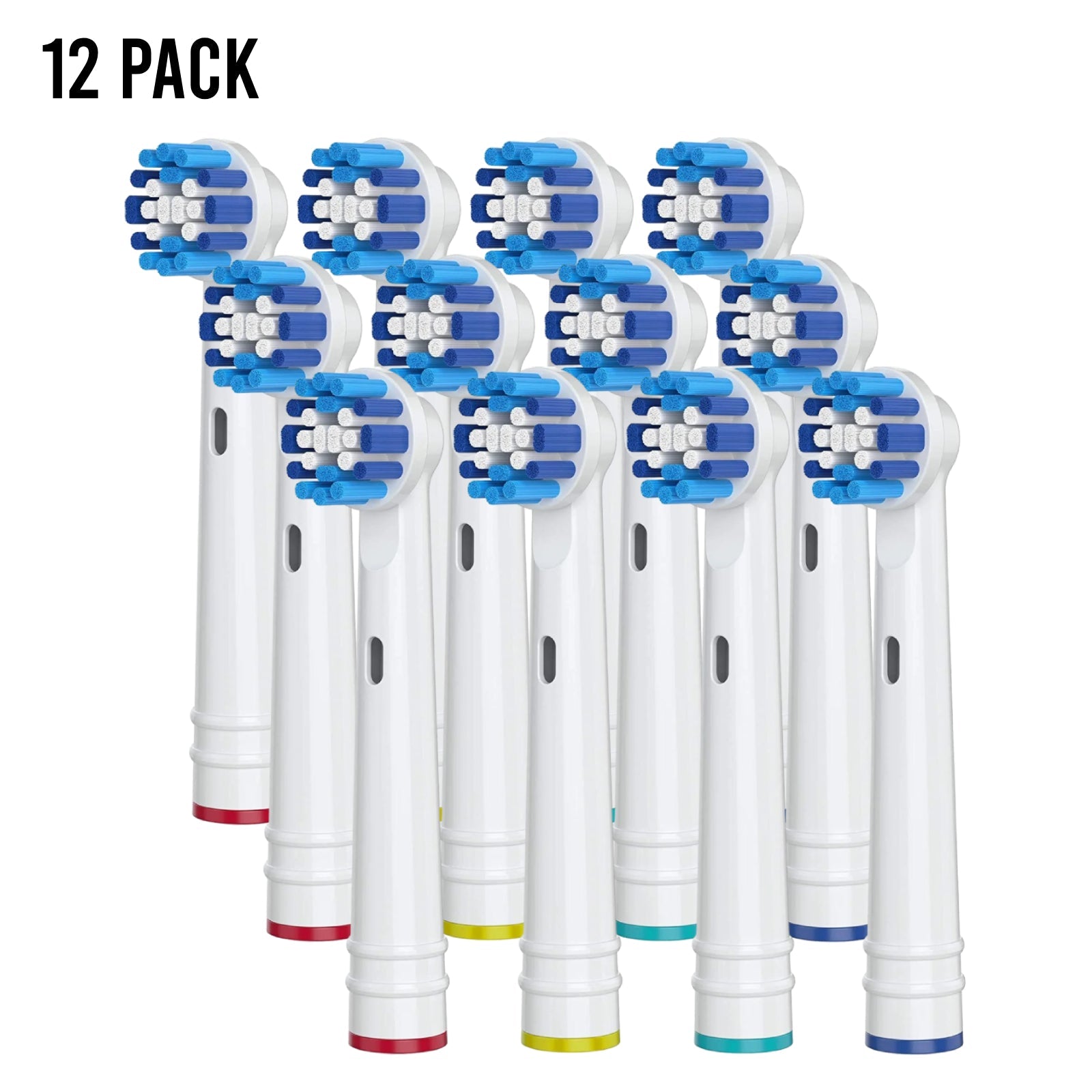 4/8/12/16/20/24 Replacement Toothbrush Heads 4 Pack for Oral B Electric Toothbrushes Precision Clean Oralb Braun Pro 1000 Sonic Clean Soft Sensitive Precision - Homeware Discounts