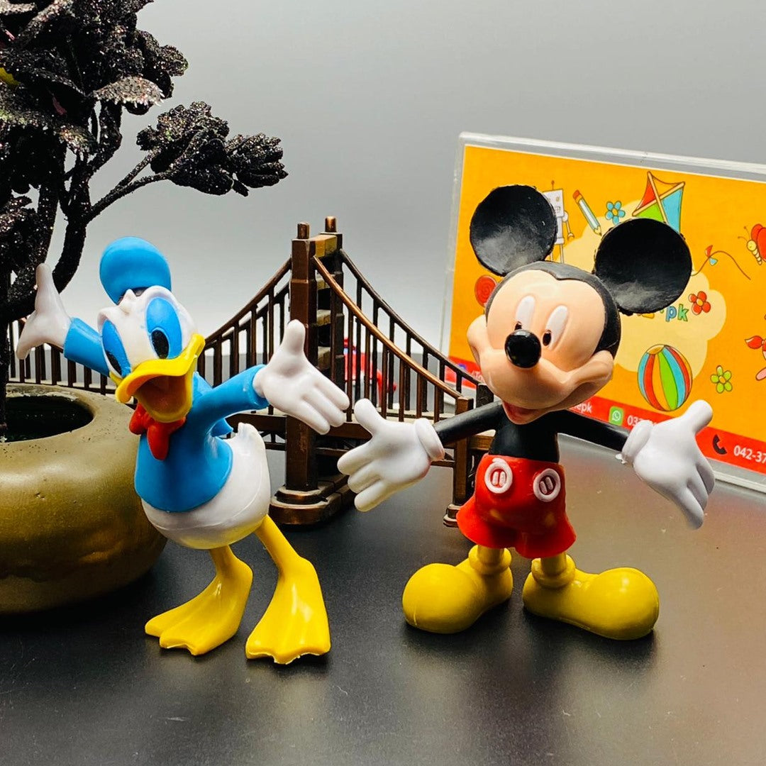 Mickey Mouse Minnie Donald Duck Daisy Duck dog Pluto Set of 5 toys action figures cake topper