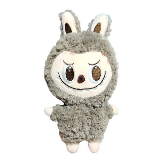 30cm LABUBU The Monsters Plush Toy - Dark Grey/Brown - Homeware Discounts