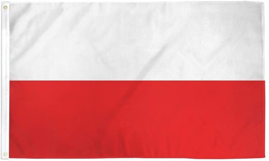 Large Poland Polish Flag Heavy Duty Outdoor 90 X 150 CM - 3ft x 5ft - Homeware Discounts