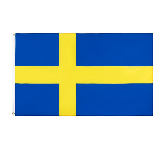 Large Sweden Swedish Flag Heavy Duty Outdoor 90 X 150 CM - 3ft x 5ft - Homeware Discounts