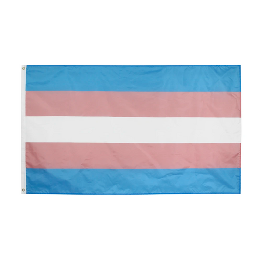 Large Transgender Flag Heavy Duty Outdoor Gay 90 X 150 CM - 3ft x 5ft - Homeware Discounts