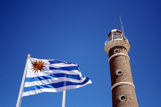Large Uruguay Flag Heavy Duty Outdoor Uruguayan 90 X 150 CM - 3ft x 5ft - Homeware Discounts