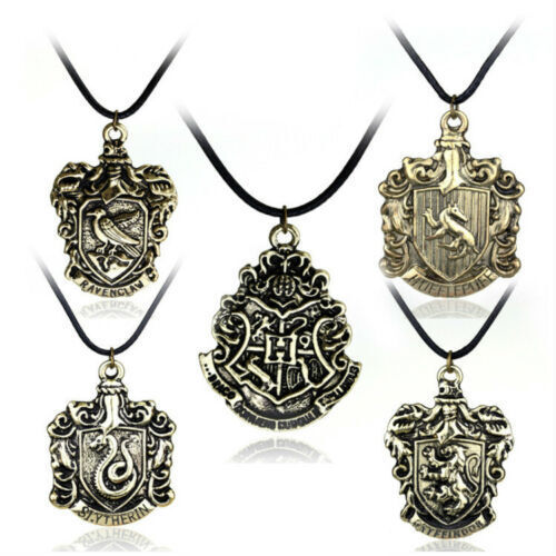 HARRY POTTER Harry Potter Hogwarts Houses Gryffindor Ravenclaw Hufflepuff Slytherin Necklace - Homeware Discounts