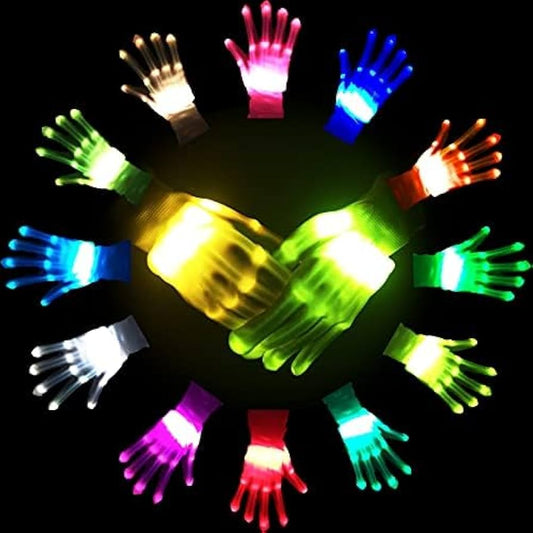 Flashing Light up Gloves Led Gloves Night Rave Glove - Homeware Discounts