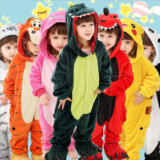 Onesie Dress Kigurumi Kid Plush Cosplay Animal Pajamas Spiderman Stitch Animals - Homeware Discounts