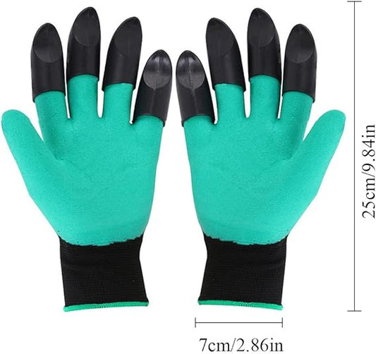 2 Pairs Garden Gloves with Claws for Digging Planting Gardening Glove - Homeware Discounts