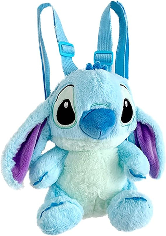30cm Stitch Plush Backpack Kawaii Plush Messenger Bag Birthday Gift For Kids Girls