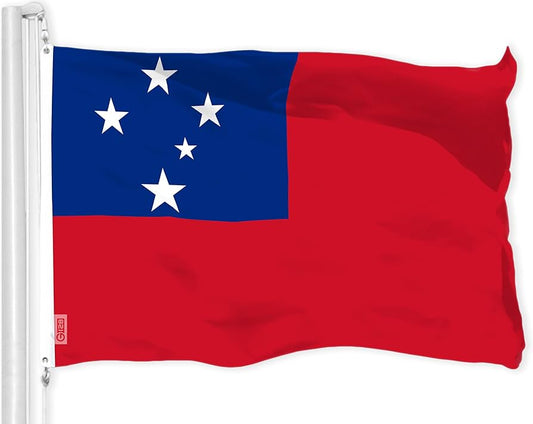 Large Samoa Samoan Flag Heavy Duty Outdoor 90 X 150 CM - 3ft x 5ft