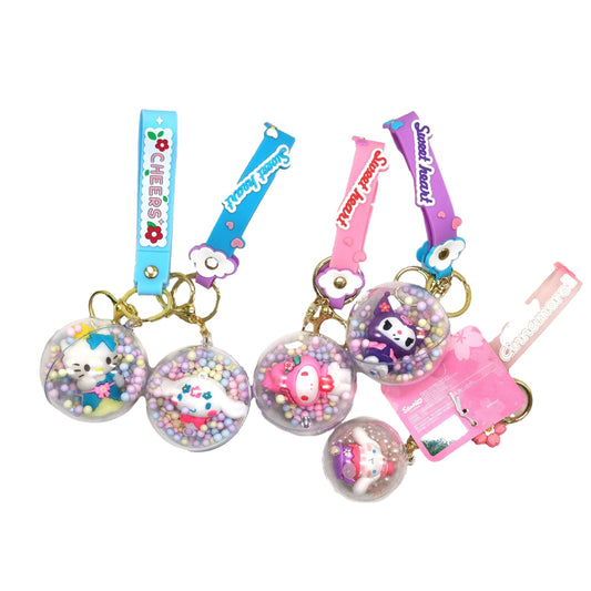 Sanrio Hello Kitty Kuromi Cinnamoroll My Melody Keyring Key Chain Kids - Homeware Discounts