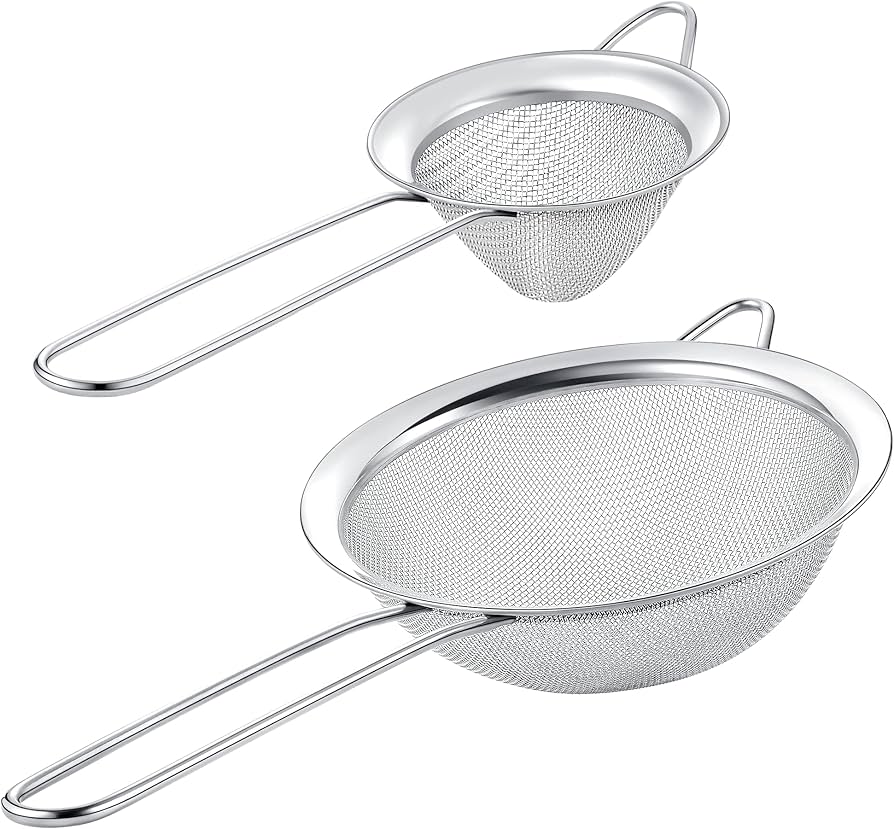 Stainless Steel Strainer Food Strainer Kitchen Mesh Filter Spoon