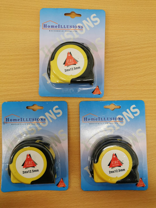 3 Pack Measuring Tape footy 2m Tape Measure Builders Measuring Tape