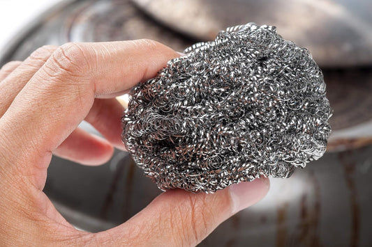 12PCS Kitchen Cleaning Tool Stainless Steel Wire Balls Scouring Pad Scourer