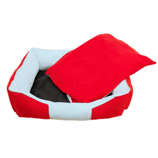 60cm Soft Velvet Sofa Shape Dog Cat Pet Bed Warm Dog Deds Washable Removable Cushion