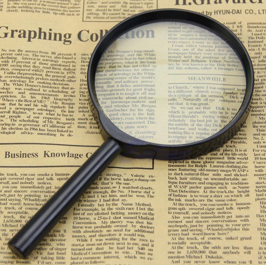 60mm Handheld Magnifying Glass Magnifier Magnifying Glass Loupe Jewelry Reading Tools