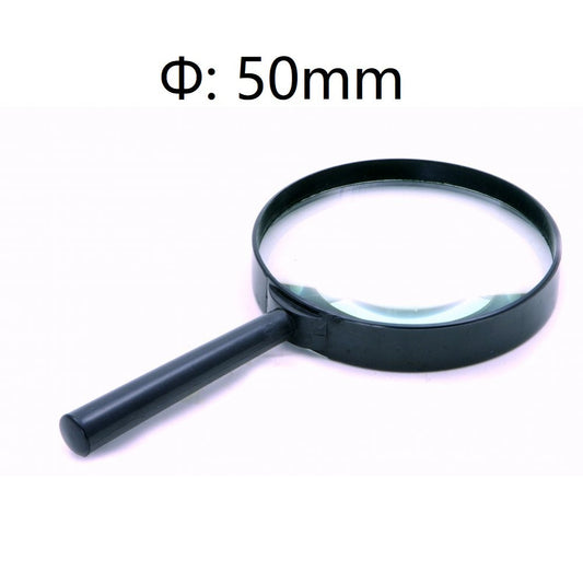 50mm Handheld Magnifying Glass Magnifier Magnifying Glass Loupe Jewelry Reading Tools