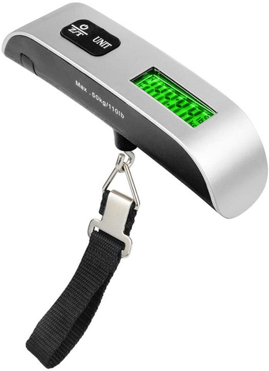 Luggage Scale Suitcase Travel Portable Electronic Weight LCD Digital 110 lbs/50kg Portable Baggage - Homeware Discounts