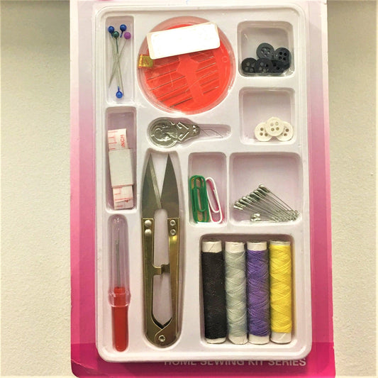 14Pcs Portable Sewing Kit Home Travel Emergency Professional Sewing Set - Homeware Discounts