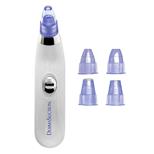 Derma Suction Blackhead Remover Pore Vacuum Cleaner, Facial Pore Cleanser Sucker Spot Pimple Whitehead Black Head Deep Suction - Homeware Discounts
