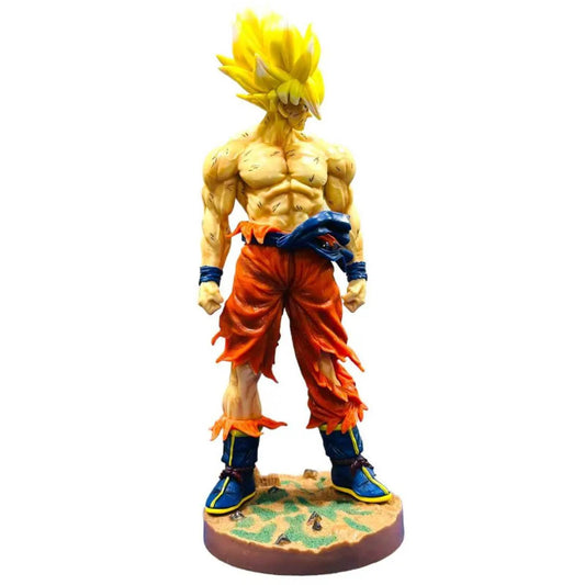 45cm Large Dragon Ball Z Super Saiyan Goku Majin Vegeta Frieza Sega Action Figure PVC