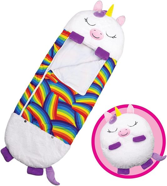 Sleeping Bag Happy Napper Kids Children Blanket Winter Fluffy Warm Pillow & Sleepy Sack Plush