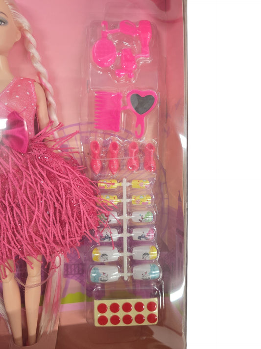 Girl Doll and Accessories Collectible Figurintoy Girls clothes Be a Fashion Designer Doll Dress Up Kit
