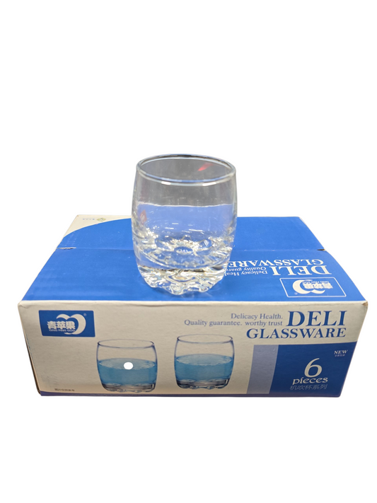 6pcs Round Classic Shot Glasses 60ml Set Cups Parties Drinking Club Bar