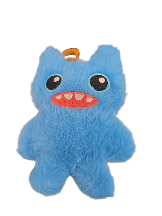 12cm Fuggler Funny Ugly Monster Keyrings Plush Screech V3 Stuffed Doll Toys Pendant
