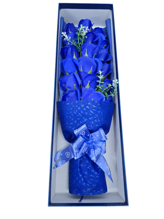 Bouquet Soap Flower Box Artificial Flowers Fake Bouquet Buch Home Moms Wedding Decor