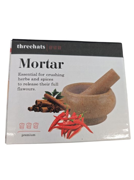 Small Heavy Duty Solid Granite Mortar & Pestle Set Unpolished Spice Grinder Grinding Bowl