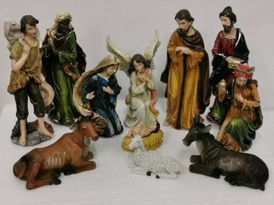 11-Piece Religious Nativity Figure Set 20CM - Homeware Discounts