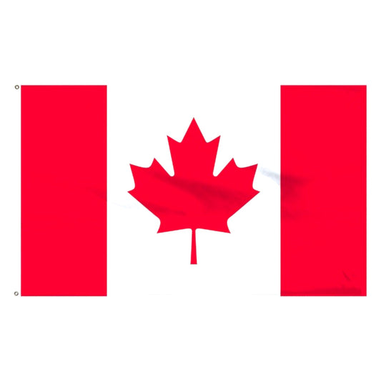 Large Canadian Canada Flag CAN Heavy Duty Outdoor 90 X 150 CM - 3ft x 5ft
