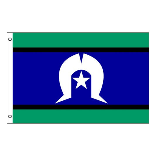 Large Torres Strait Islander Flag Heavy Duty Outdoor TSI 90 X 150 CM - 3ft x 5ft