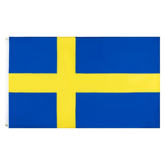 Large Sweden Swedish Flag Heavy Duty Outdoor 90 X 150 CM - 3ft x 5ft