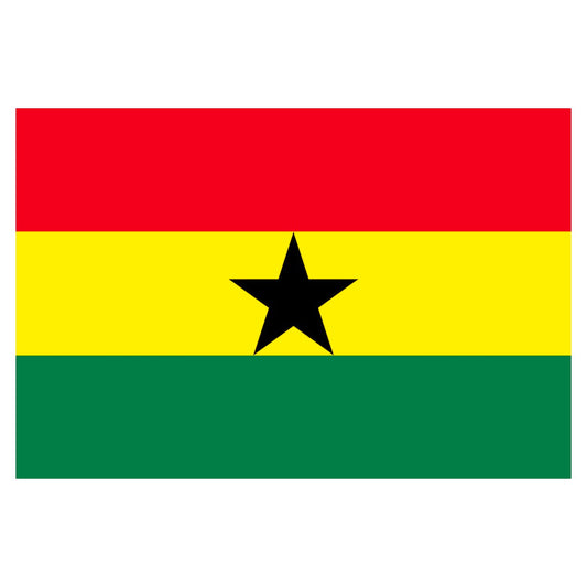Large Ghana Flag Heavy Duty Outdoor Ghanaian 90 X 150 CM - 3ft x 5ft
