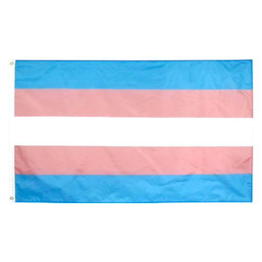 Large Transgender Flag Heavy Duty Outdoor Gay 90 X 150 CM - 3ft x 5ft
