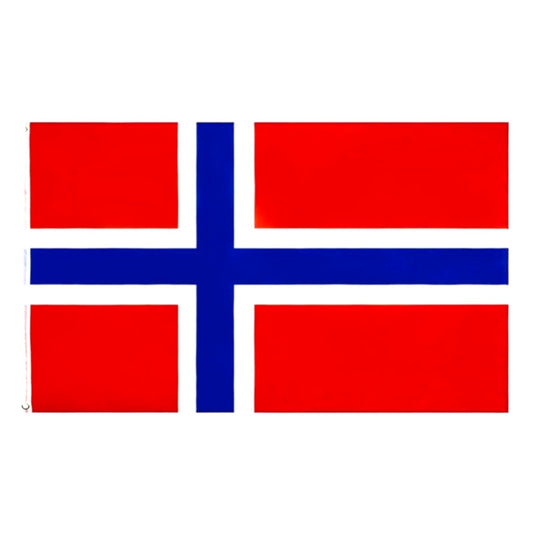Large Norway Norwegian Flag Heavy Duty Outdoor 90 X 150 CM - 3ft x 5ft