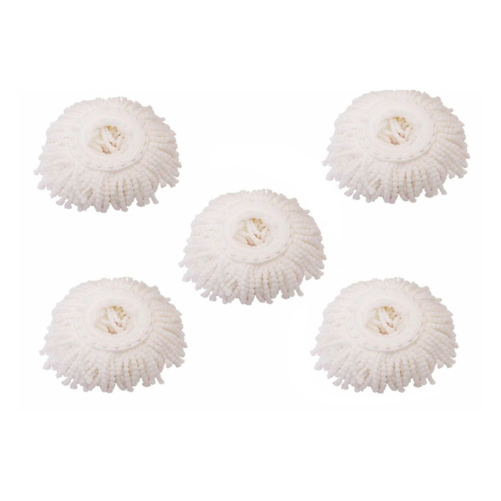 5pcs Spin Mop Head Replacement Heads Microfibre - Homeware Discounts
