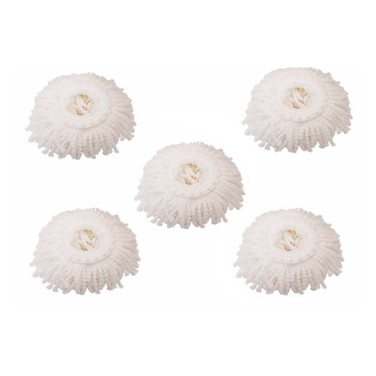 5pcs Spin Mop Head Replacement Heads Microfibre - Homeware Discounts