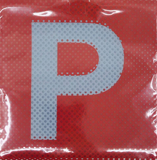 DRIVER Probationary Plates VIC PLATES RED Reusable Peel and Stick - Homeware Discounts