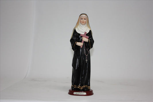 Religious suggestions Resin Statue of Saint Rita Cascia 12" Nativity Figure Christmas Decoration 30.5cm