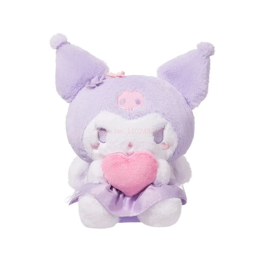 35cm Sanrio Kuromi Plushie Angel Wings Hold Love plush toy