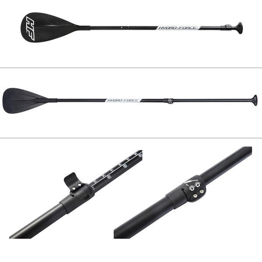 Bestway 2.17m Long Hydro-Force Hydro-Force Fiberglass Adjustable Paddle Oar Canoe Paddle for Inflatable Kayak Rubber Boat
