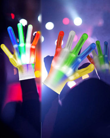Flashing Light up Gloves Led Gloves Night Rave Glove - Homeware Discounts