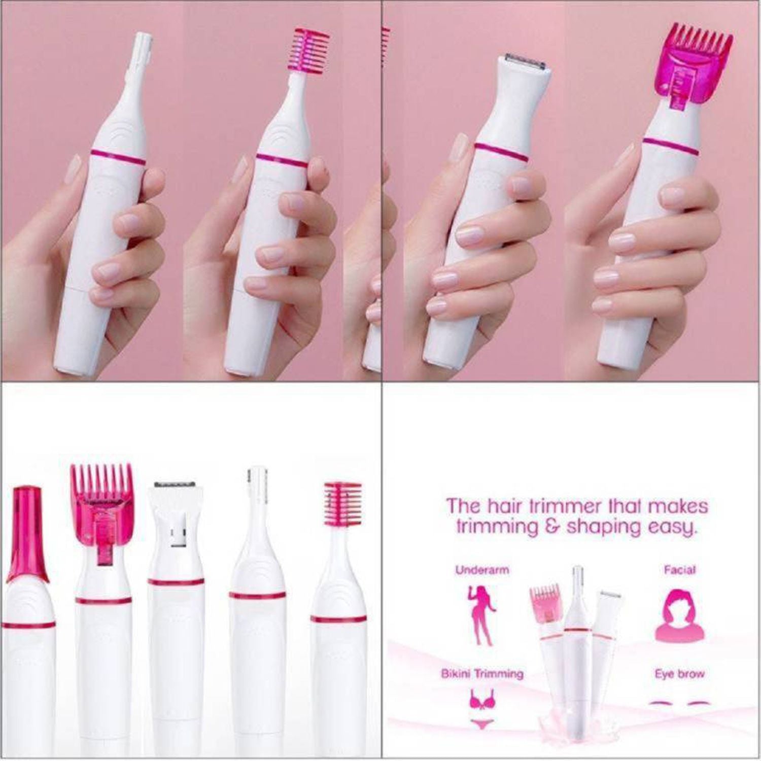 Sensitive Touch Expert Electric Trimmer Shaver for Women - Homeware Discounts